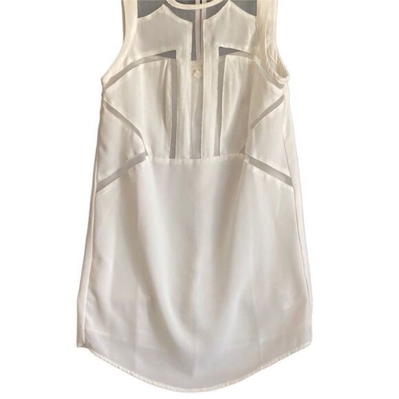 Urban Outfitters Silence & Noise  Bailey Sheer Cutout White Mini Dress. Size XS. - Picture 5 of 12